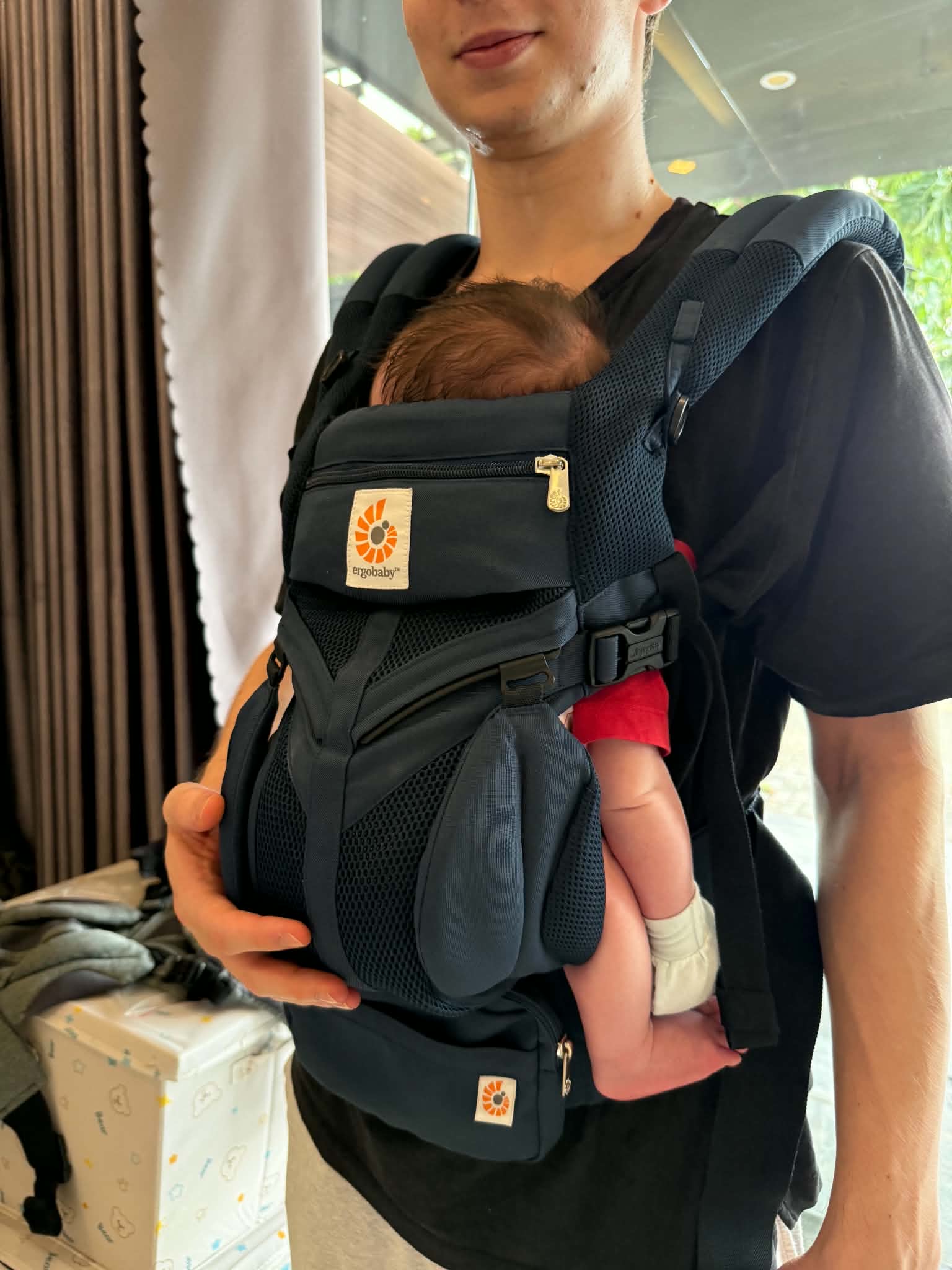 Địu Omni 360 xanh navy